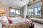 King bed, views, and plenty of natural light